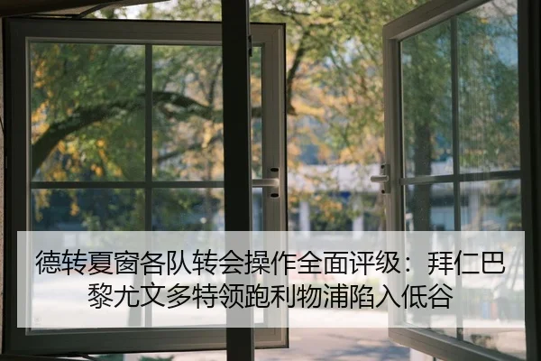 德转夏窗各队转会操作全面评级:拜仁巴黎尤文多特领跑利物浦陷入低谷